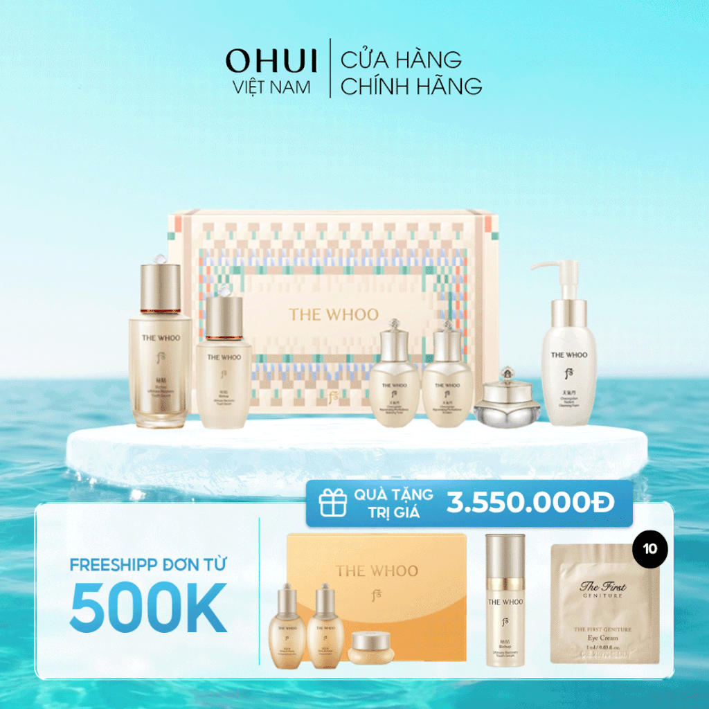 Set Tinh Chất Chống Lão Hóa Thế Hệ 4 Whoo Bichup Ultimate Recovery Youth Serum