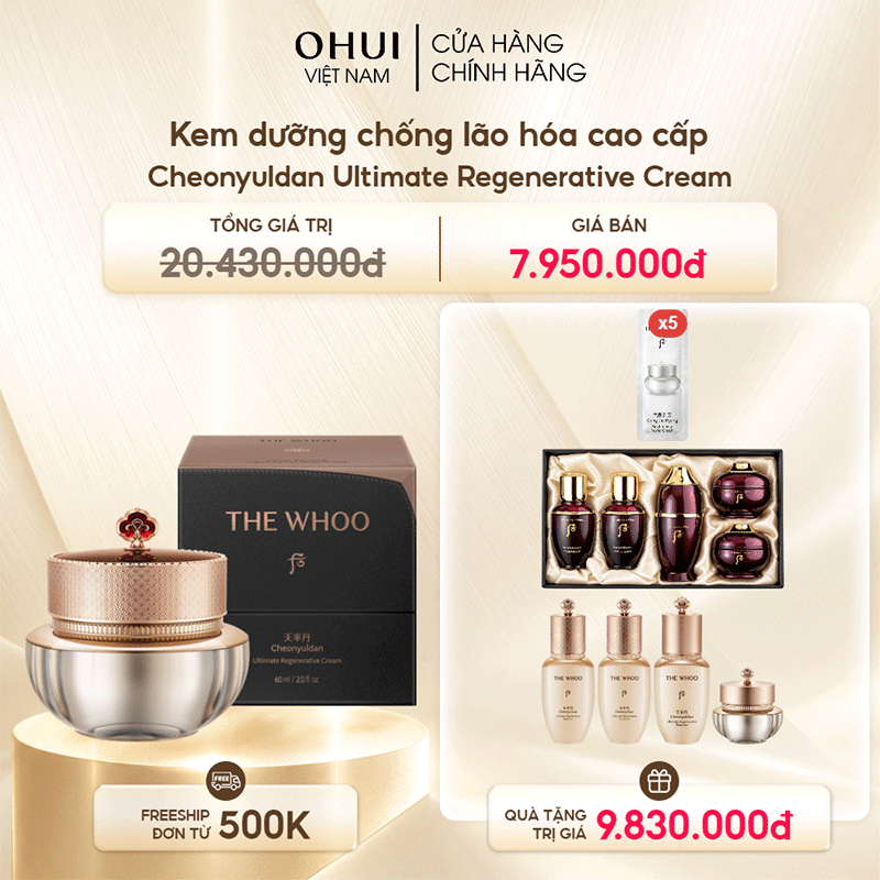 Kem dưỡng chống lão hóa cao cấp Cheonyuldan Ultimate Regenerative Cream