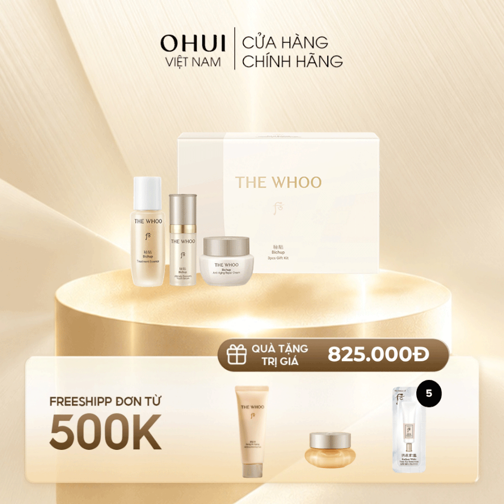 Bộ sản phẩm chống lão hóa Whoo BiChup Anti-Aging Special Gift set 3pcs