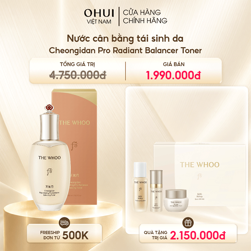 Nước cân bằng tái sinh da Cheongidan Pro Radiant Balancer Toner