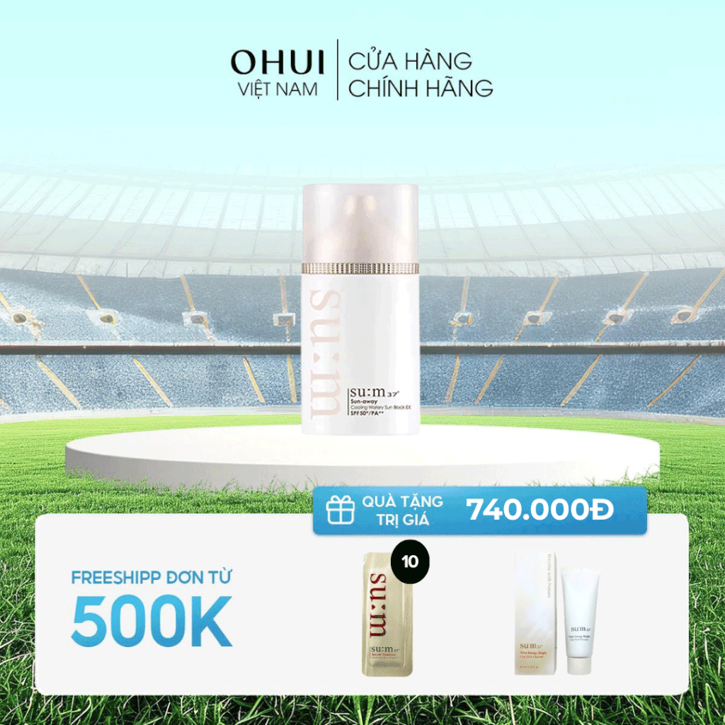 Kem Chống Nắng Su:m37 Sun-Away Cooling Watery Sun Block EX 50ml SPF50/ PA++