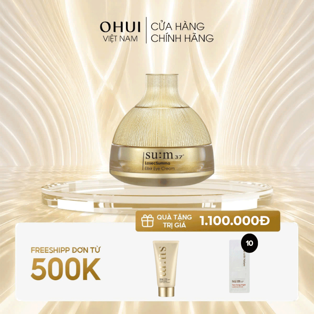 Kem Dưỡng Mắt Sum37 Losec Summa Elixir Eye Cream Tái Tạo Vùng Da Mắt
