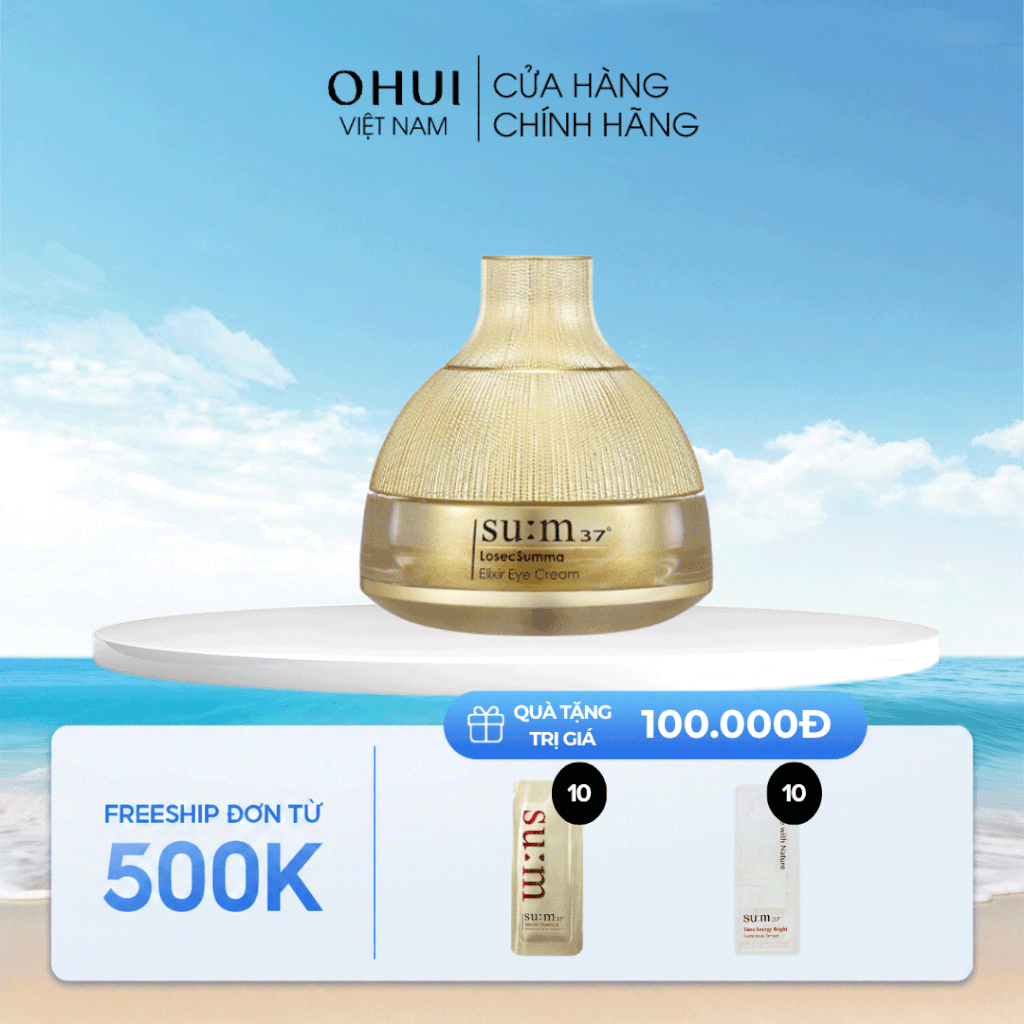 Kem Dưỡng Mắt Sum37 Losec Summa Elixir Eye Cream Tái Tạo Vùng Da Mắt