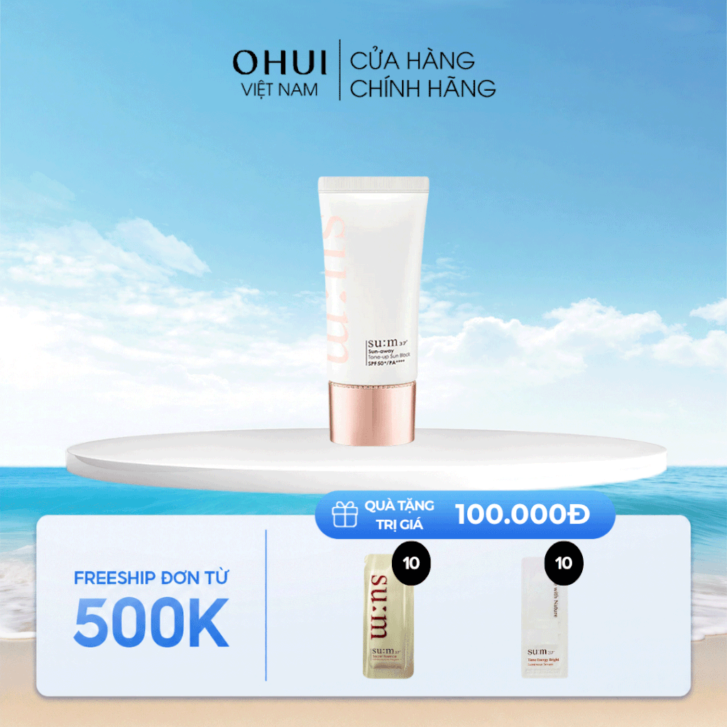 Kem Chống Nắng Su:m37 Sun Away Tone-Up Sun Block SPF50+/PA++++ 50ml