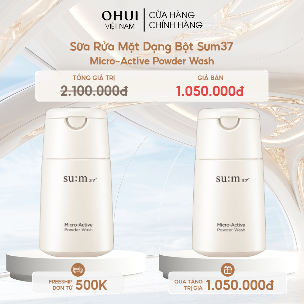 Sữa Rửa Mặt Dạng Bột Sum37 Micro-Active Powder Wash