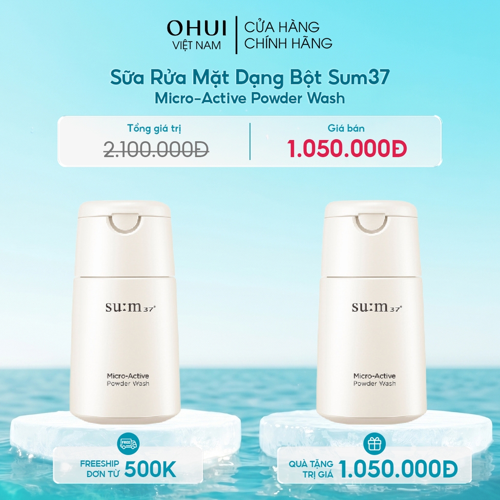 Sữa Rửa Mặt Dạng Bột Sum37 Micro-Active Powder Wash