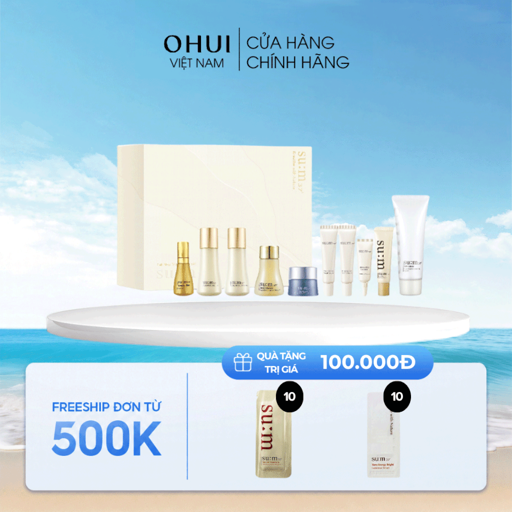 Bộ Dưỡng Da Su:m37 Full Step Trial Special Set 10pcs