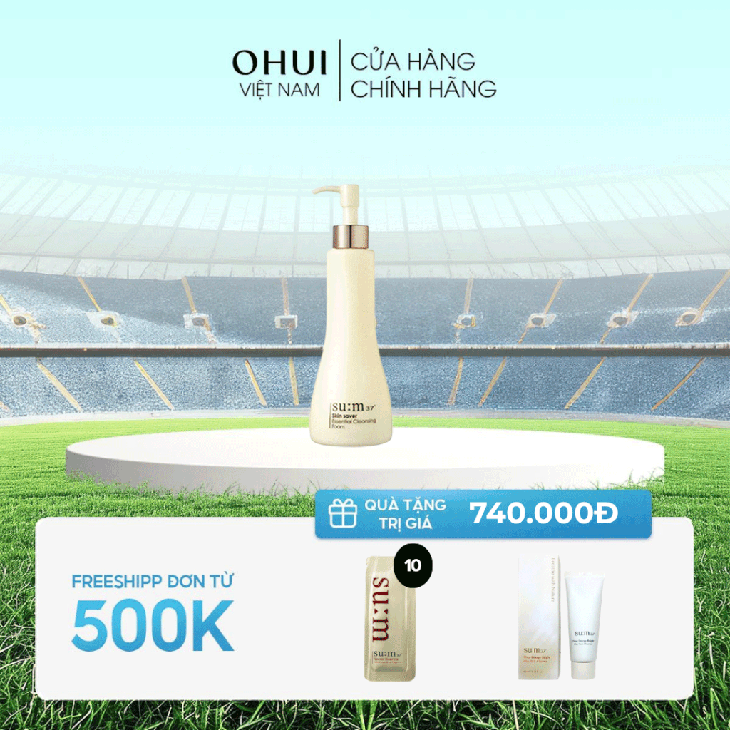 Sữa rửa mặt dạng gel Su:m37 Skin Saver Cleansing Foam