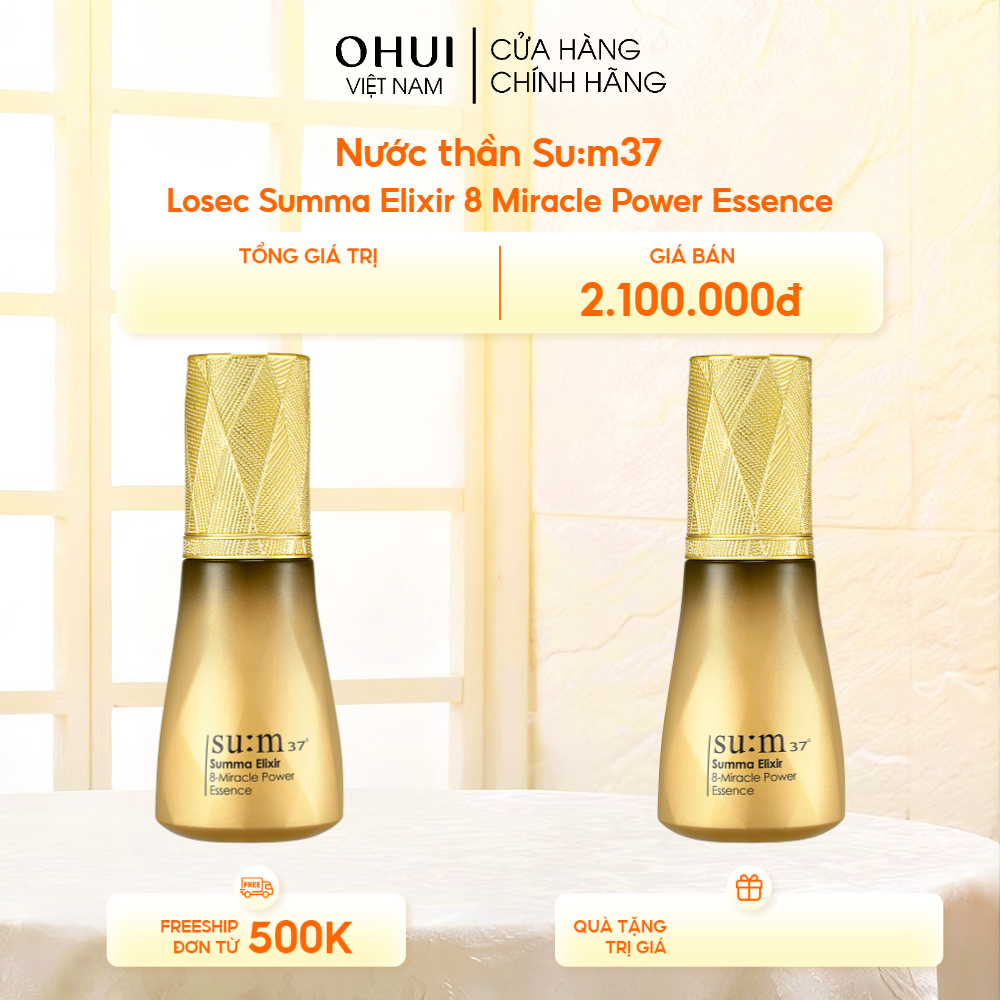 Nước thần Su:m37 Losec Summa Elixir 8 Miracle Power Essence