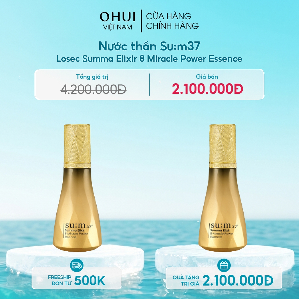 Nước thần Su:m37 Losec Summa Elixir 8 Miracle Power Essence