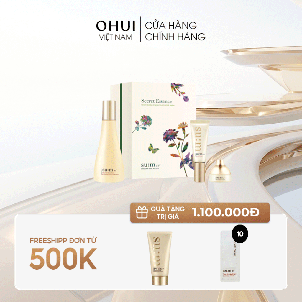Bộ Dưỡng Phục Hồi Nền Tảng Da Su:m37 Secret Essence Fundamental Treatment Special Set