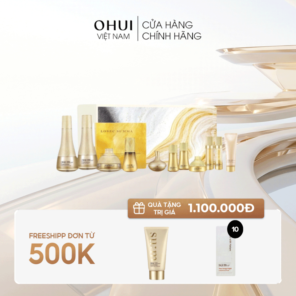Bộ sản phẩm tái sinh da chống lão hóa Sum37 Losec Summa Elixir Special Set