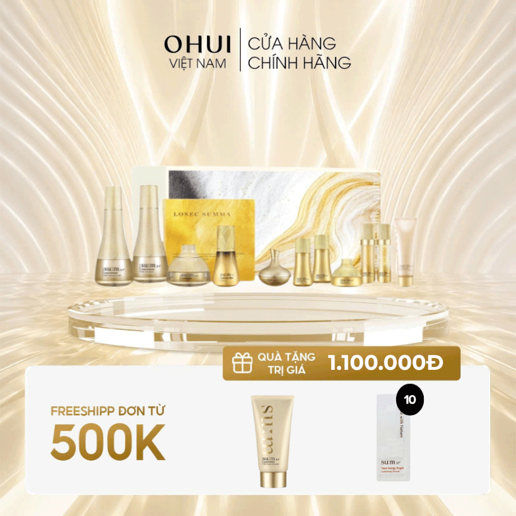 Bộ sản phẩm tái sinh da chống lão hóa Sum37 Losec Summa Elixir Special Set