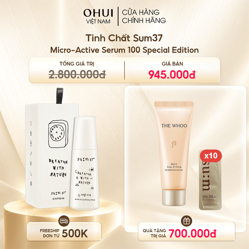 Tinh Chất Sum37 Micro-Active Serum 100 Special Edition