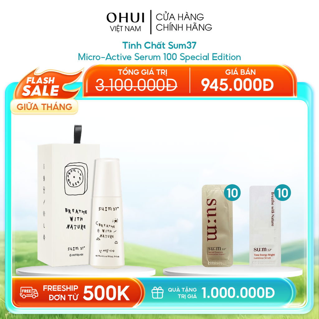 Tinh Chất Sum37 Micro-Active Serum 100 Special Edition