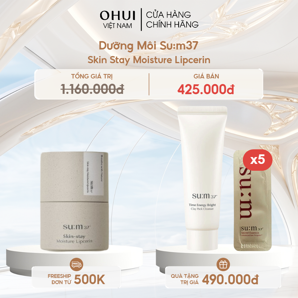 Dưỡng Môi Su:m37 Skin Stay Moisture Lipcerin