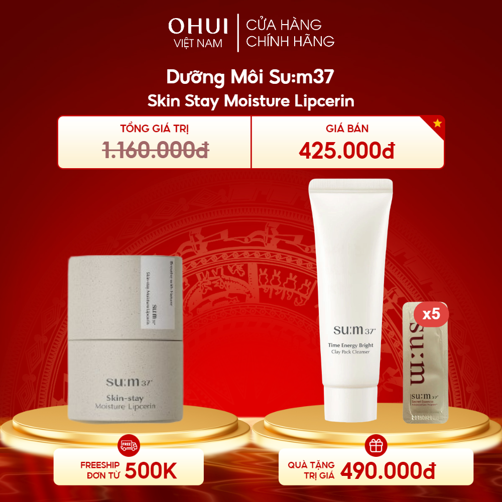 Dưỡng Môi Su:m37 Skin Stay Moisture Lipcerin