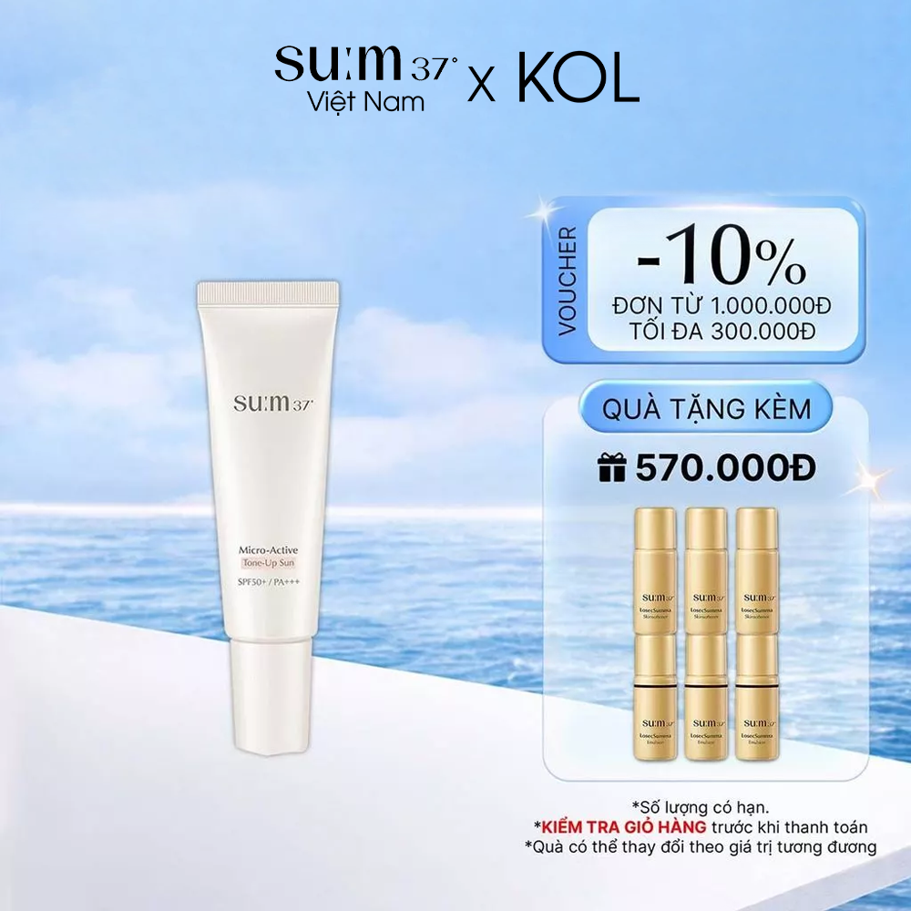 Kem Chống Nắng Sum37 Micro-Active Tone-up Sun SPF50