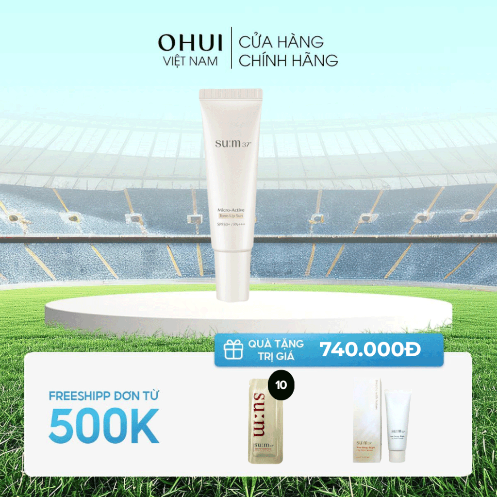 Kem Chống Nắng Sum37 Micro-Active Tone-up Sun SPF50