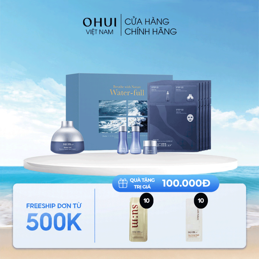 Bộ Dưỡng Da Sum37 Water-full 120 Special Set