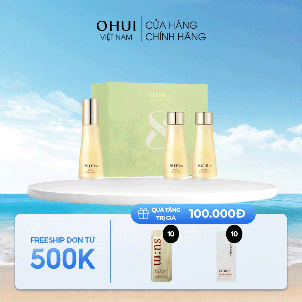 Set Xịt Khoáng nước thần Su:m37 Secret Mist Special Set