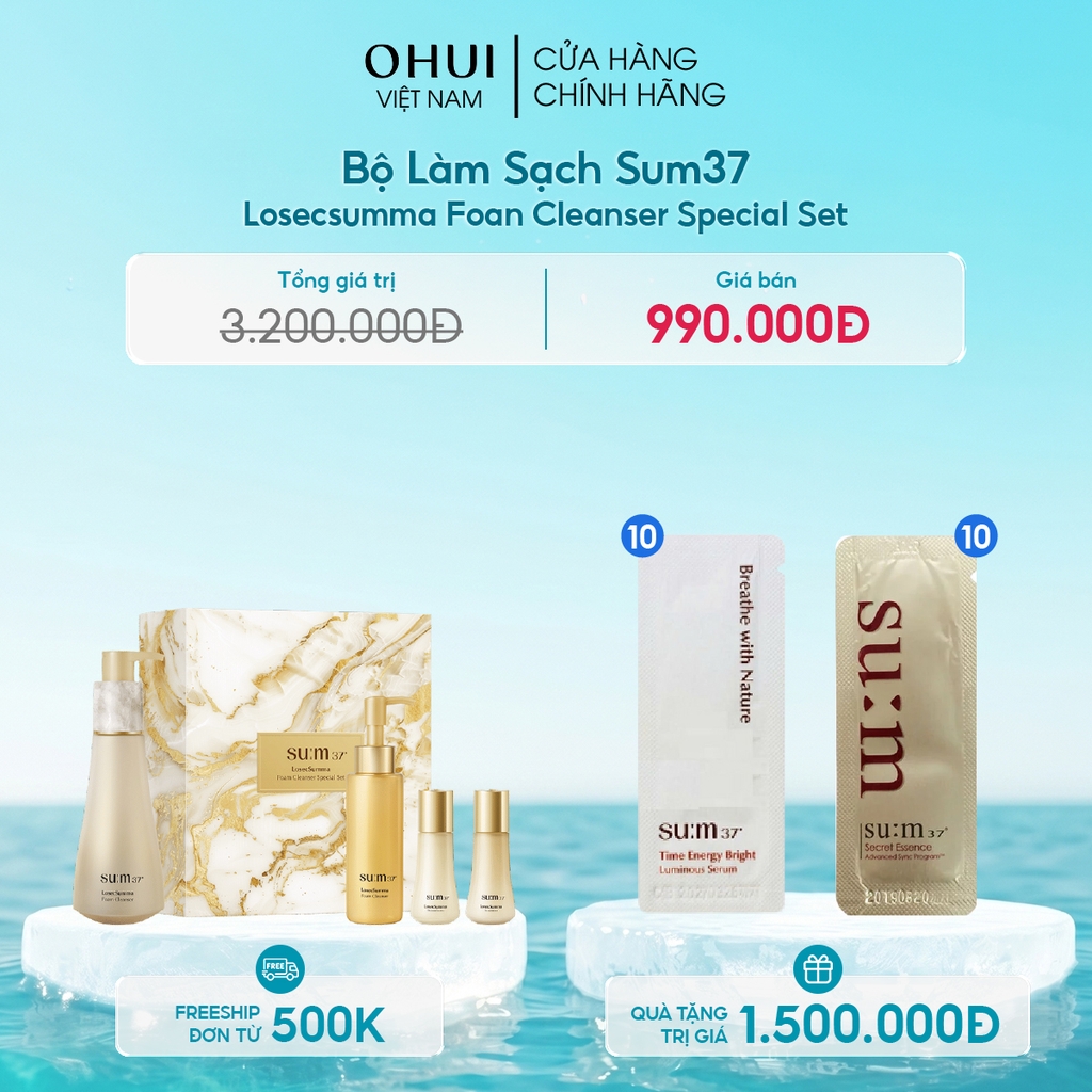 Bộ Làm Sạch Sum37 Losecsumma Foan Cleanser Special Set