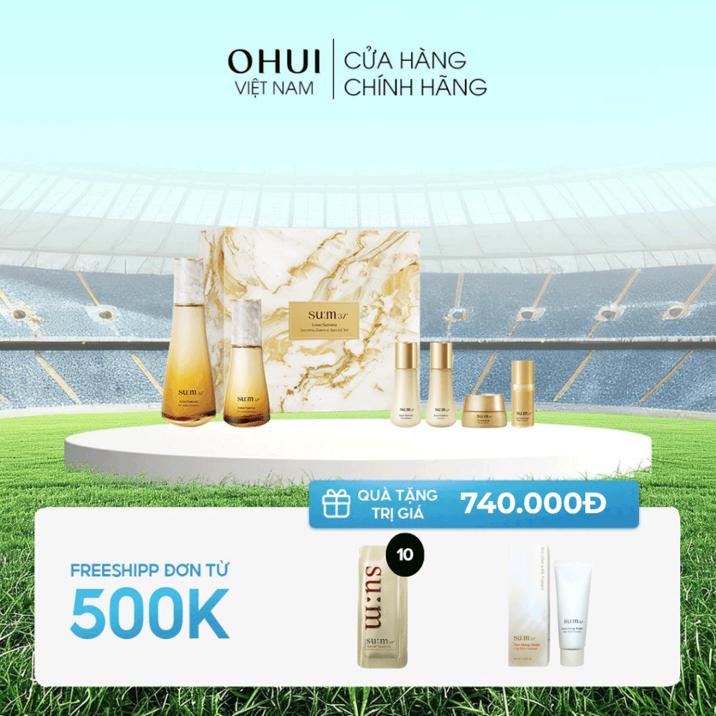 Bộ Nước Thần Hoàng Kim Chống Lão Hóa Sum37 Losecsumma Secrema Essence Set