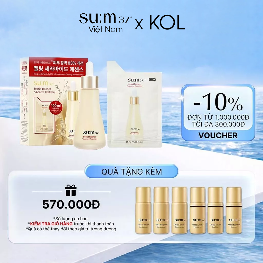 Bộ Nước Thần Su:m37 Secret Essence Refill 100ml