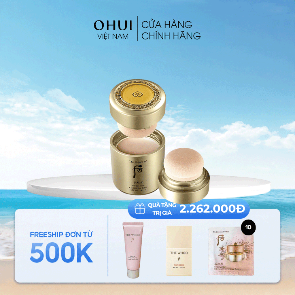 Phấn chống nắng dạng cushion Jin Hae Yoon Cushion Sun Balm SPF50+, PA+++.