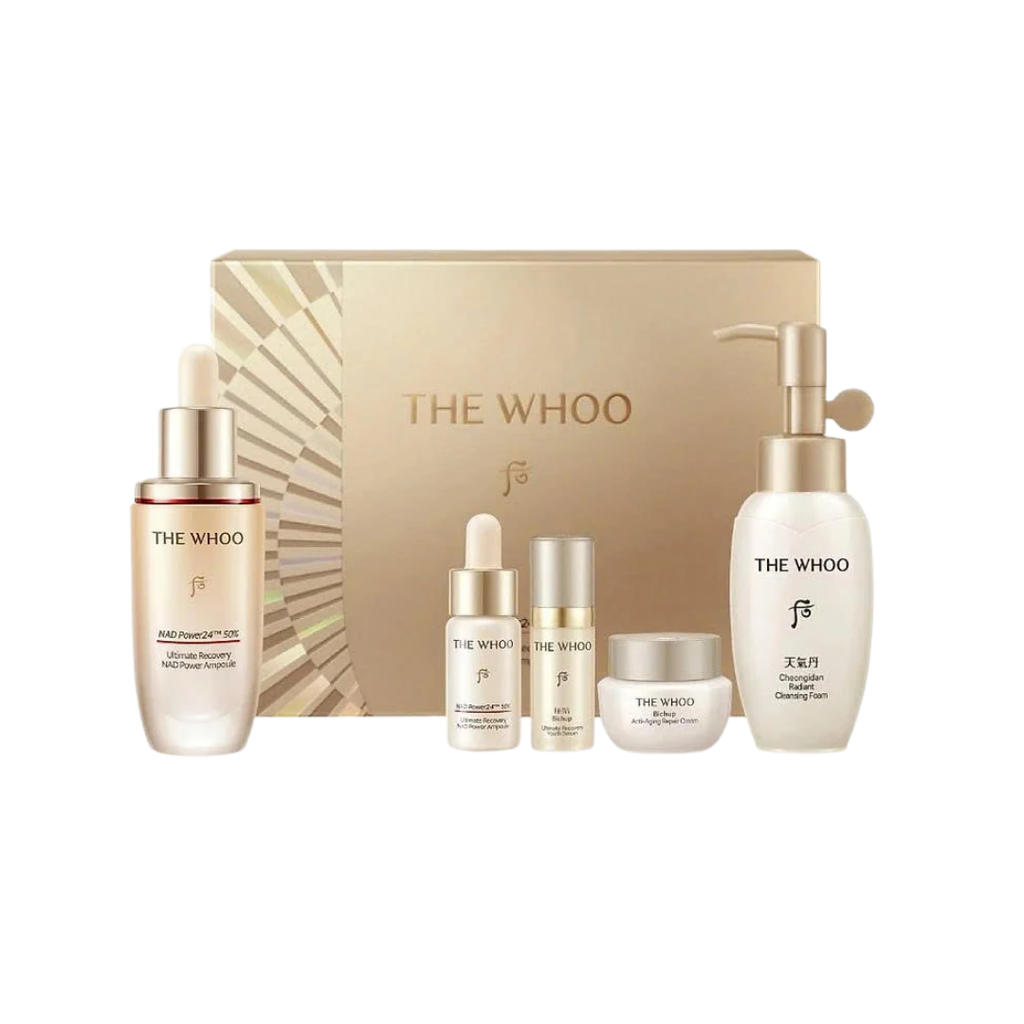 Bộ Dưỡng Da The Whoo Bichup NAD Power Ampoule 50ml Set