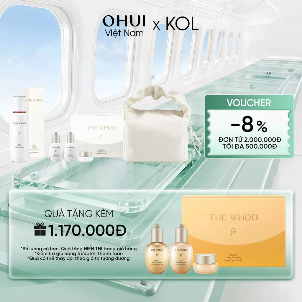 [KOL x OHUI] Bộ Tinh Chất Khởi Nguồn Whoo Bichup First Moisture Special Set