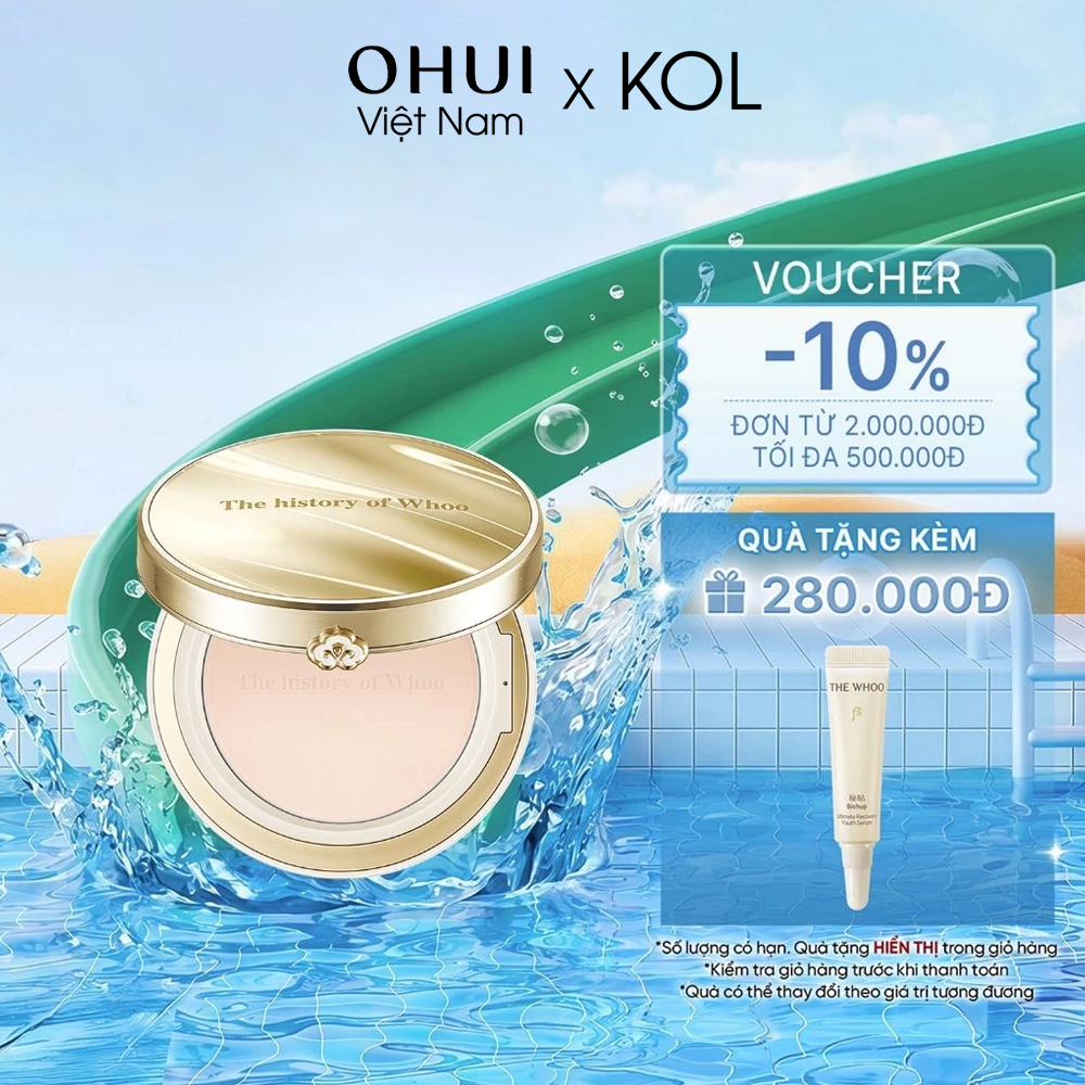 [KOL x OHUI] Phấn Phủ Trang Điểm Trẻ Hóa Gongjinhyang Mi Two Way Pact