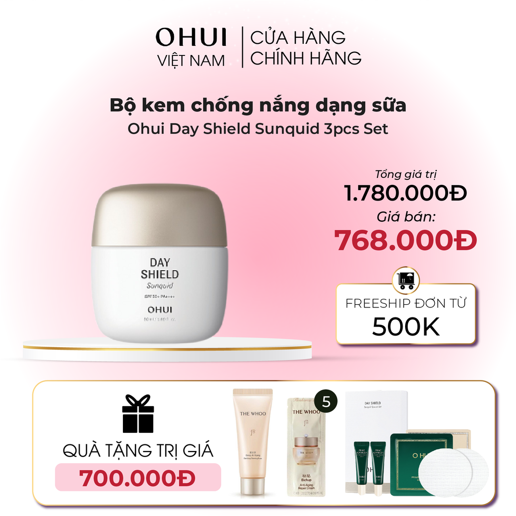 Kem chống nắng dạng sữa Ohui Day Shield Sunquid