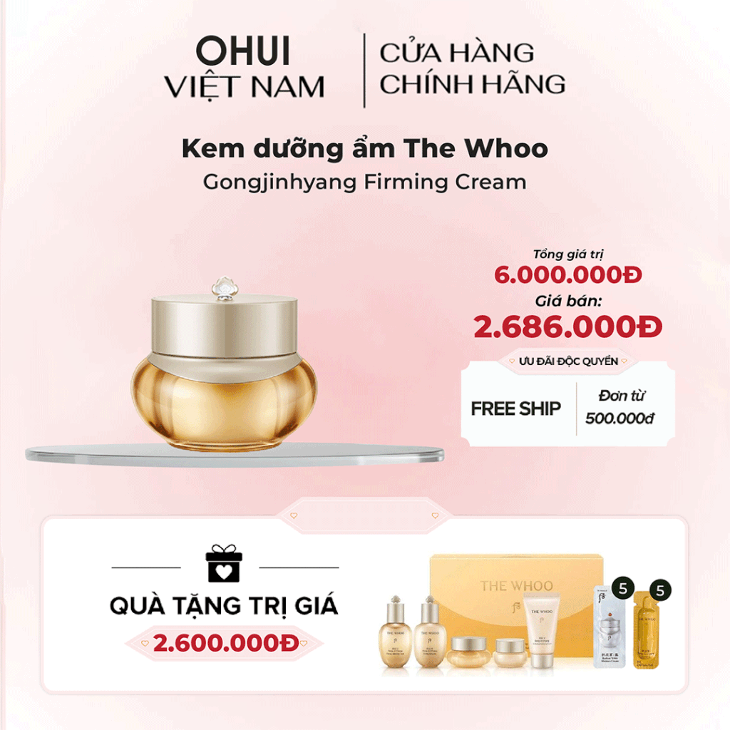 Kem dưỡng ẩm The Whoo Gongjinhyang Firming Cream