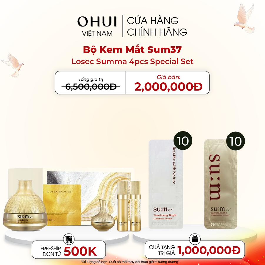 Bộ Kem mắt Su:m37 Losec Summa Elixir Eye Cream