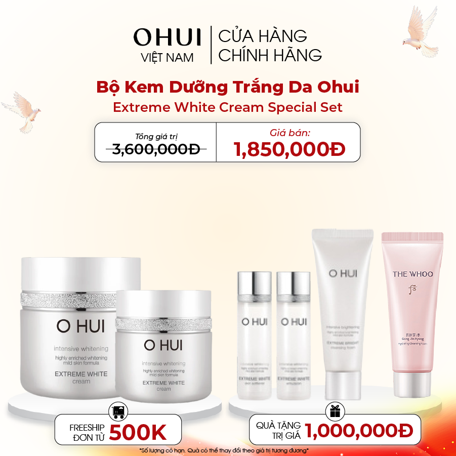 Bộ Dưỡng Da Ohui Extreme White 5pcs Special Set