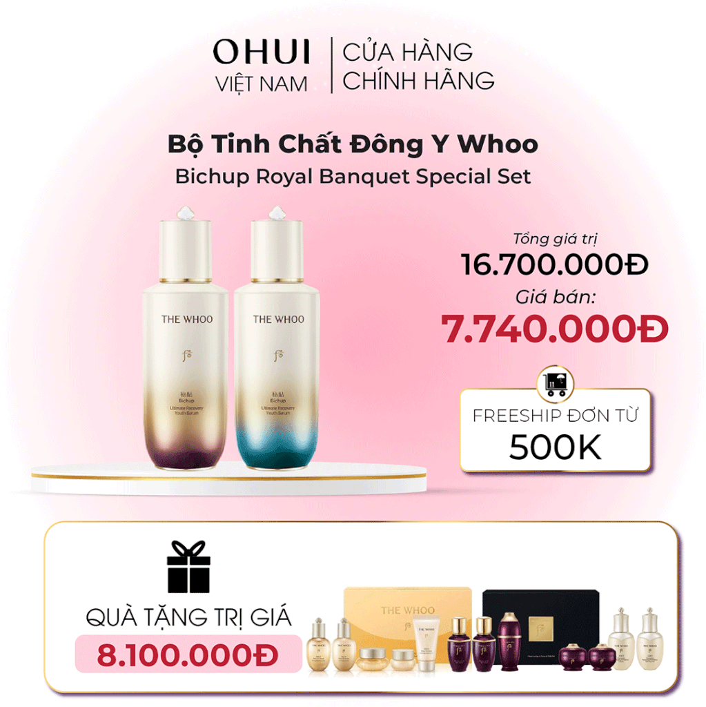 Bộ Tinh Chất Đông Y Whoo Bichup Royal Banquet Special Set