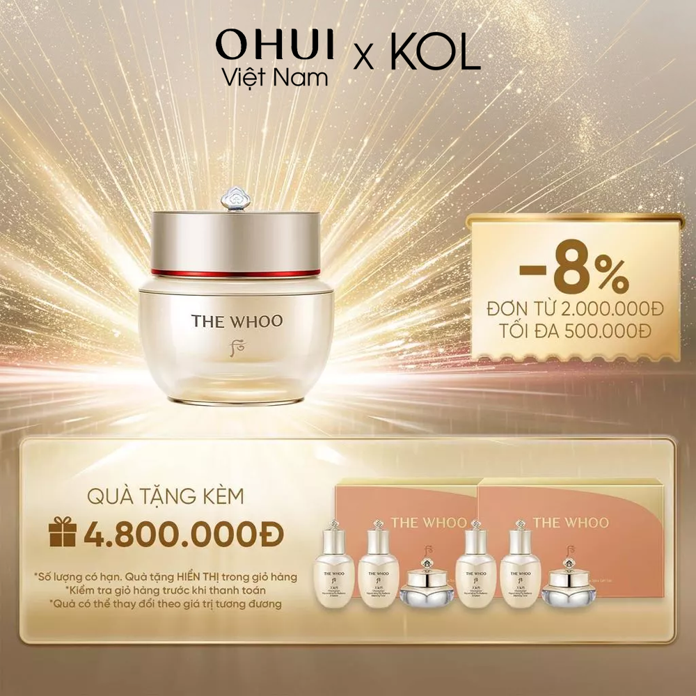[KOL x OHUI] Kem Dưỡng Tự Nhuận Da Whoo Bichup Anti Anging Repair Cream