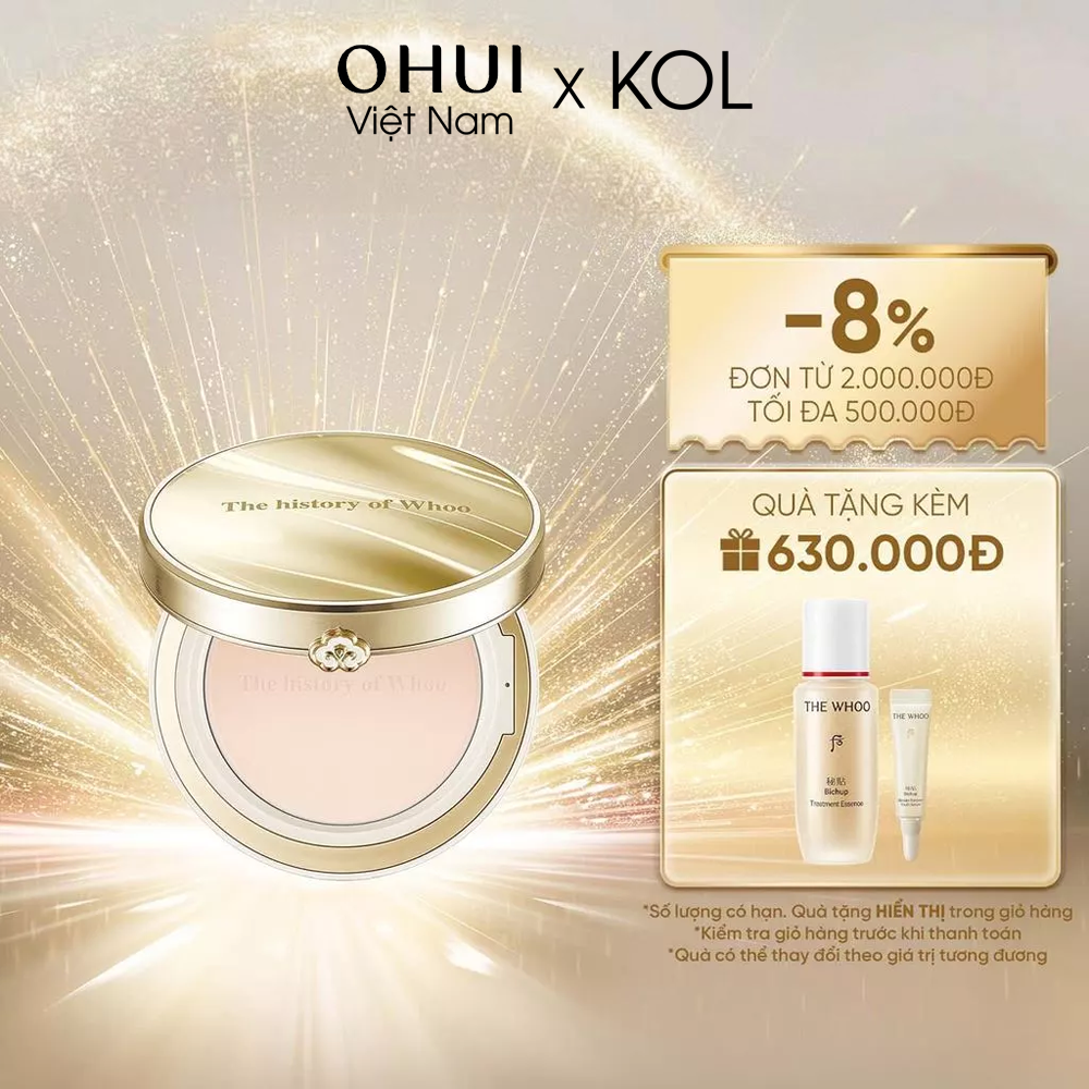 [KOL x OHUI] Phấn Phủ Trang Điểm Trẻ Hóa Gongjinhyang Mi Two Way Pact