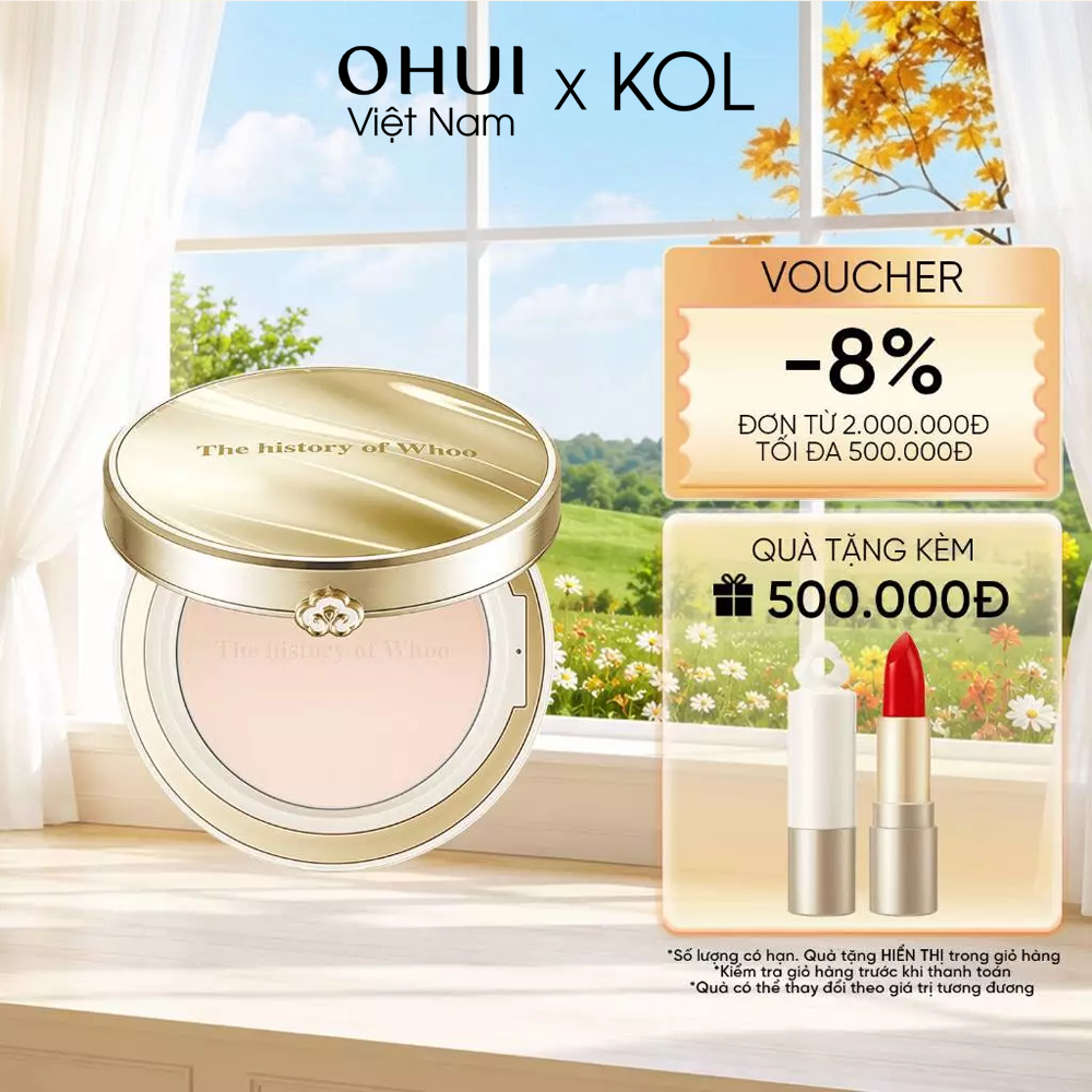 [KOL x OHUI] Phấn Phủ Trang Điểm Trẻ Hóa Gongjinhyang Mi Two Way Pact