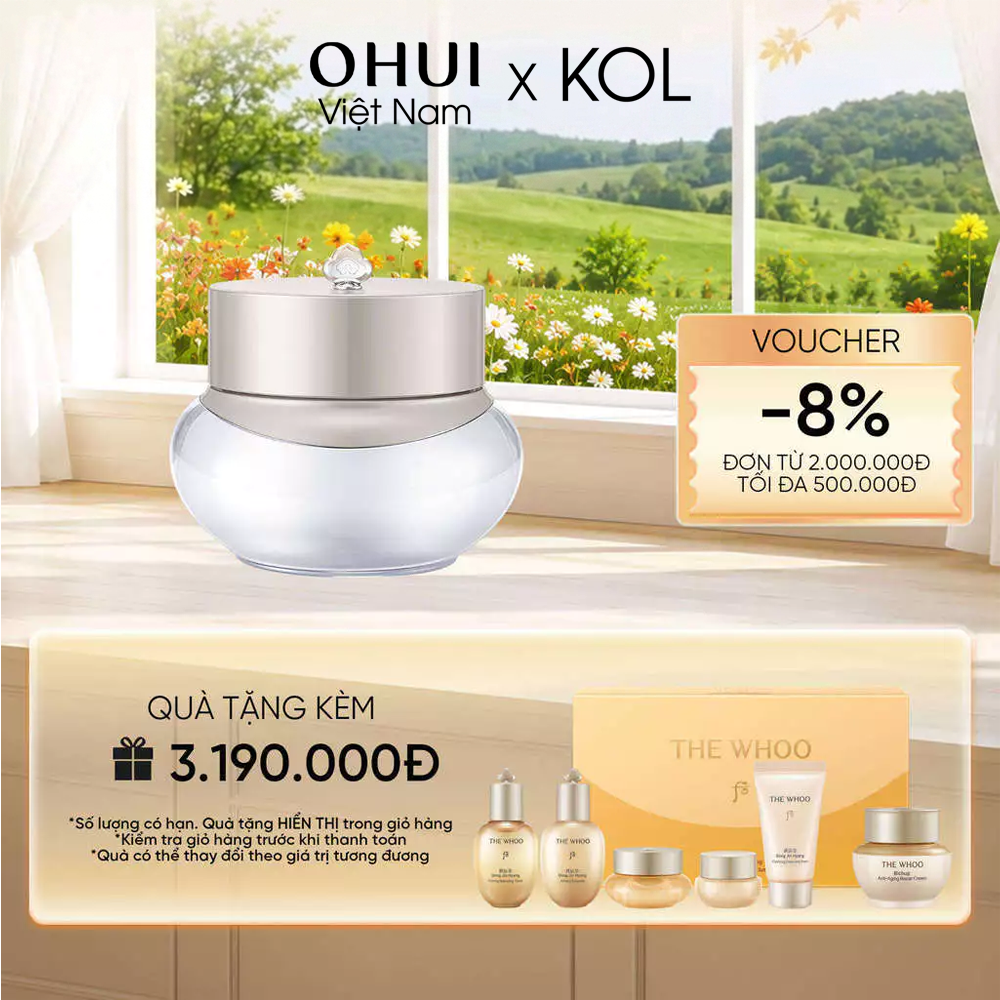 [KOL x OHUI] Kem Dưỡng Trắng Da Whoo Gongjinhyang Seol Radiant Brightening Power Cream