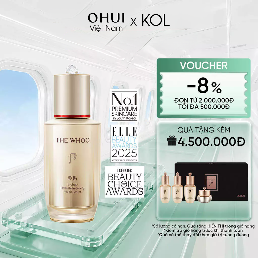 [KOL x OHUI] Tinh chất tự sinh Whoo Bichup Ultimate Recovery Youth Serum 20ml Y25