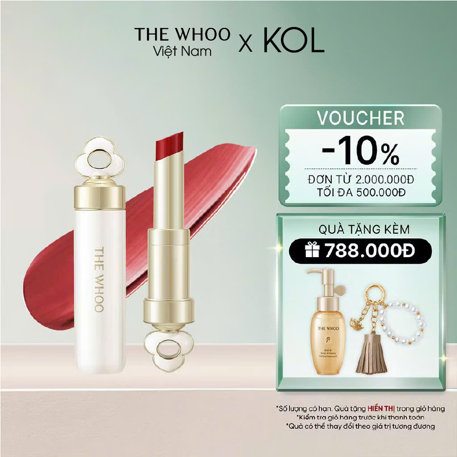 Son Dưỡng Môi Đông Y Whoo Ess Lip Glow Balm Y25