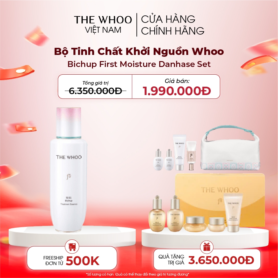 Bộ Tinh Chất Khởi Nguồn Whoo Bichup First Moisture Danhase Set