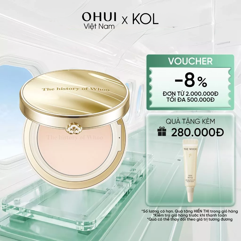 [KOL x OHUI] Phấn Phủ Trang Điểm Trẻ Hóa Gongjinhyang Mi Two Way Pact