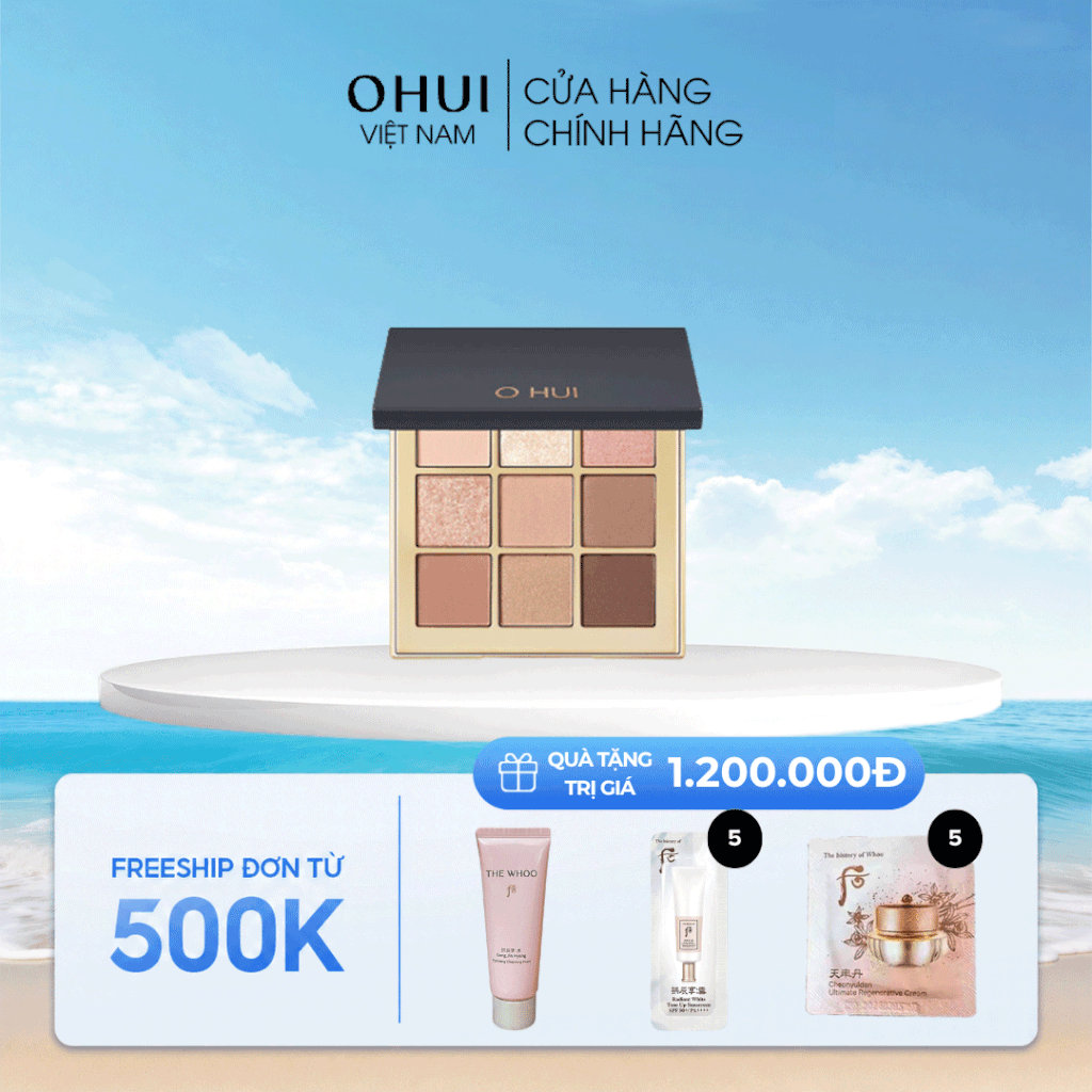 Bảng Phấn Mắt OHUI Real Color Eye Palette 9 Màu