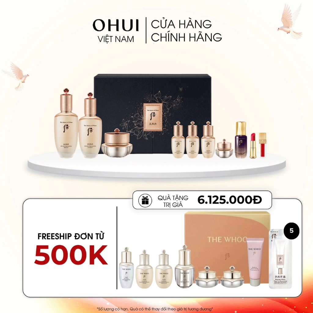 Bộ Dưỡng Da Chống Lão Hóa Cao Cấp Whoo Cheonyuldan 3pcs Special Set
