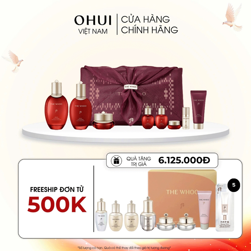 Bộ dưỡng da chống lão hóa Whoo Jinyulhyang Special 3pcs Set