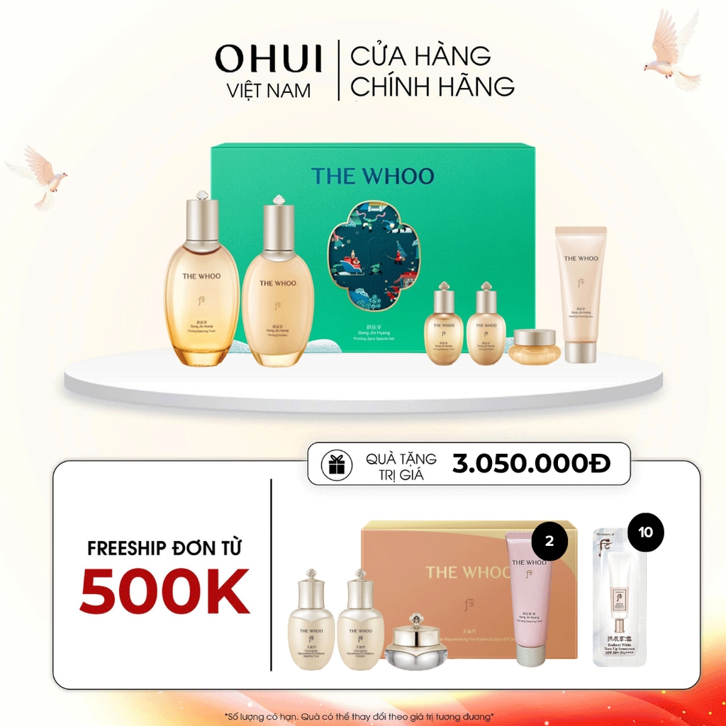 Bộ Dưỡng Da Đông Y Gongjinhyang Firming 2pcs Special Set Holiday Y24