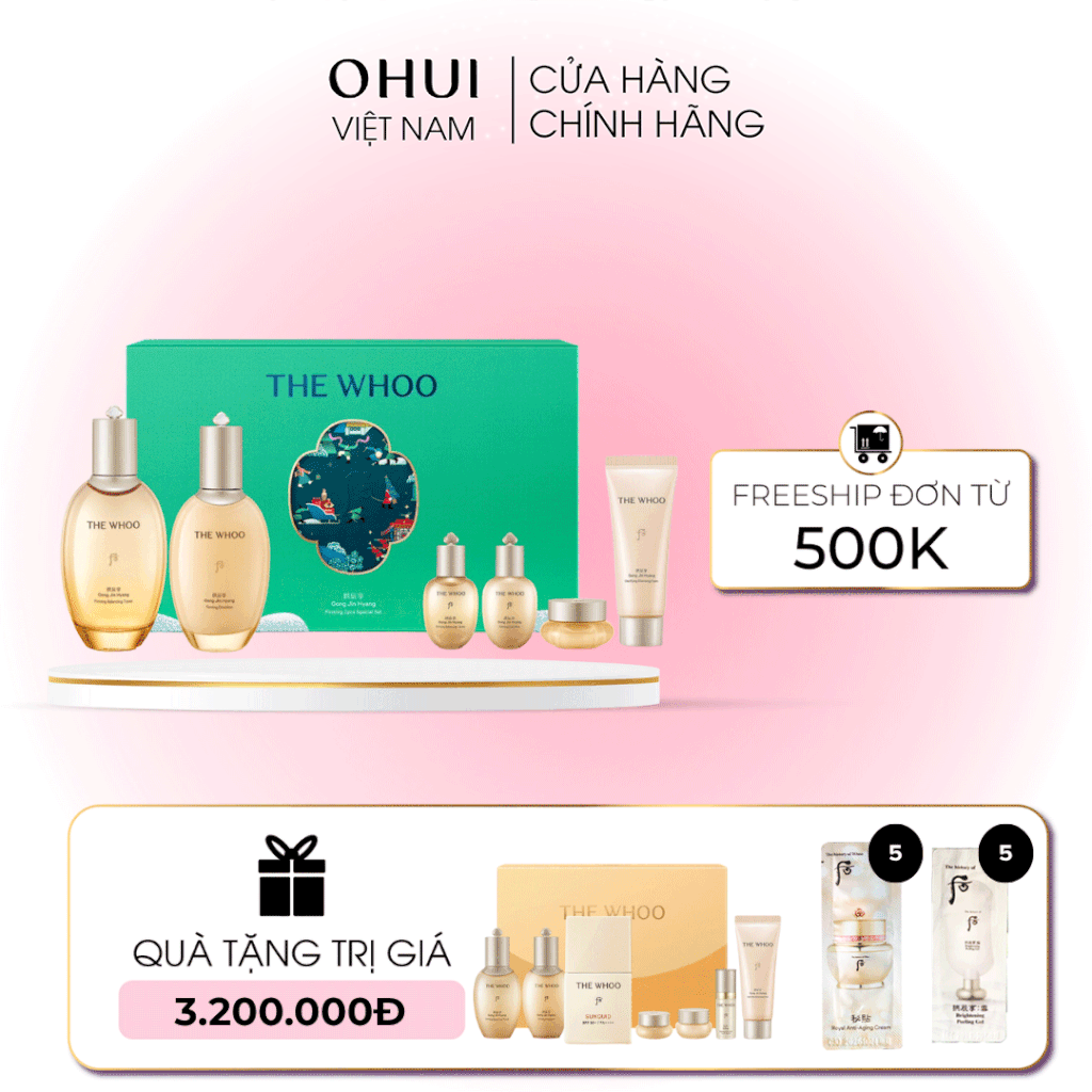 Bộ Dưỡng Da Đông Y Gongjinhyang Firming 2pcs Special Set Holiday Y24